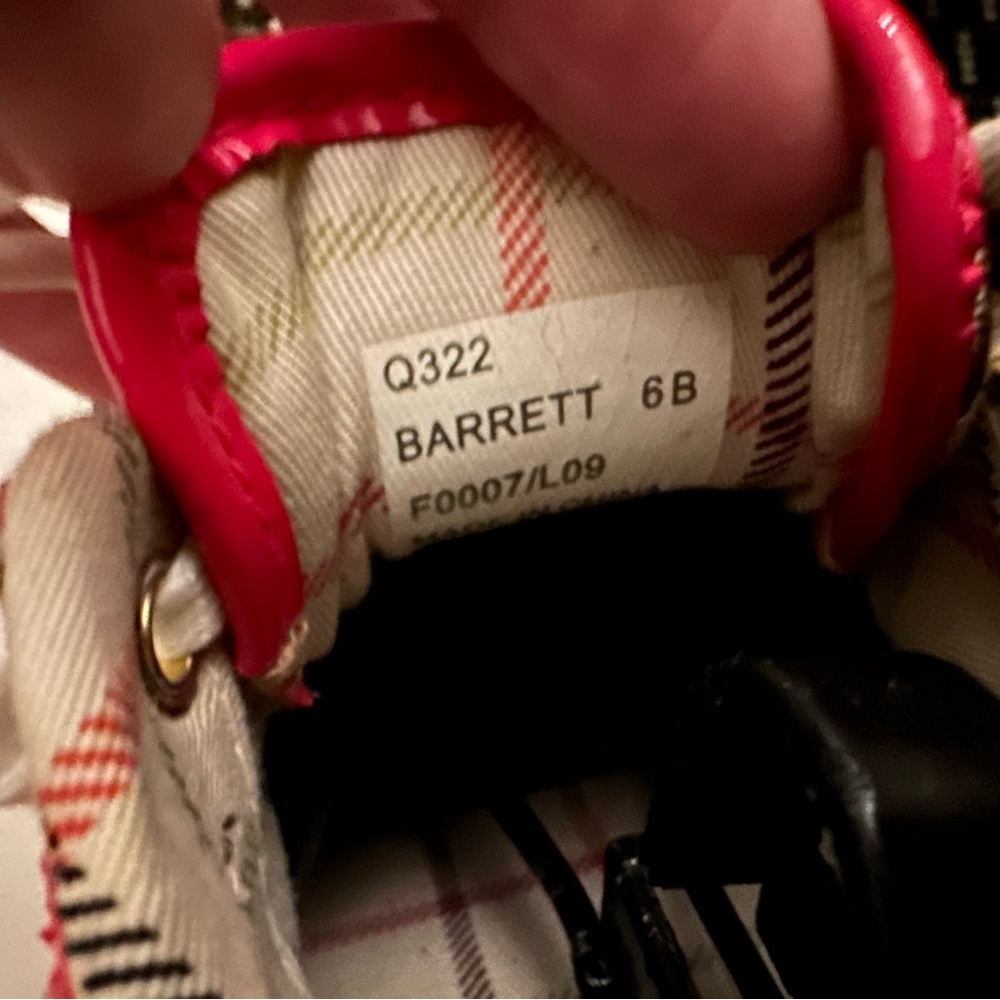 Coach “Barrett” Sneakers Brown Signature Canvas Sneakers with Pink Leather Trim - Picture 13 of 16